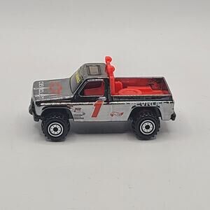 1994 Mattel Hot Wheels Racing Metals Series #1 of 4 Chrome Chevrolet Race Truck